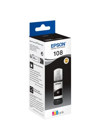 Чорнило 108 EcoTank L8050/L18050 black (C13T09C14A) Epson (396181564)