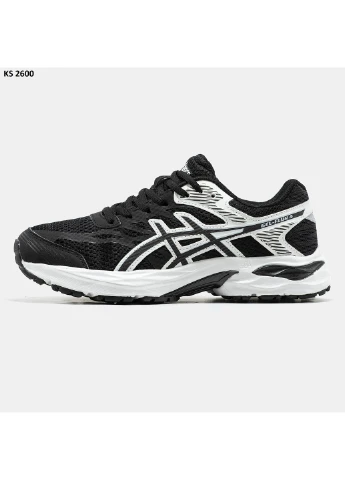 КРОСІВКИ ЖІНОЧІ ASICS GEL-FLUX 4 BLACK WHITE АСІКС ГЕЛЬ ФЛЮКС No Brand чорні демісезони (367168993)