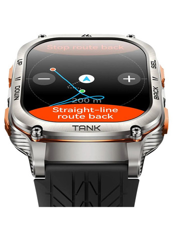 Смарт-годинник Tank M3 Ultra Silver Kospet (365234160)