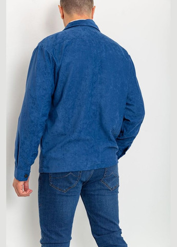 Синя демісезонна вітровка чоловіча на кнопках 131r3022-1 Ager Ветровка