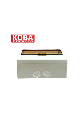 Корпус модульний Зовнішній 8 модулів IP40 пластик КМП-8 Н КОВА-ЕЛЕКТРО (365736333)