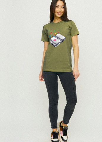 Футболка Boyfriend / дихаючий принт / YAPPI - (252385863)