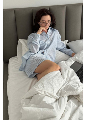 Голубая пижамный костюм из хлопка Perfect Female