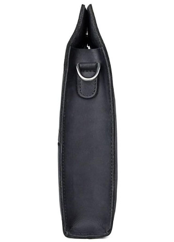 Сумка портфель через плече із натуральної шкіри чоловіча для документів формату А4 велика Чорний 40249 John McDee (361348746)