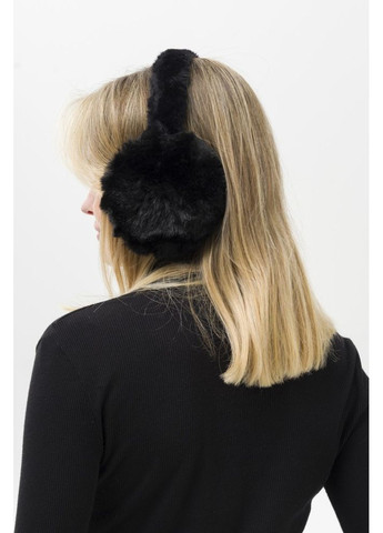 Теплі хутряні навушники Bunny Black Without (367254393)