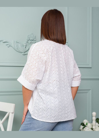 Белая блуза 1599-1 Alenka Plus