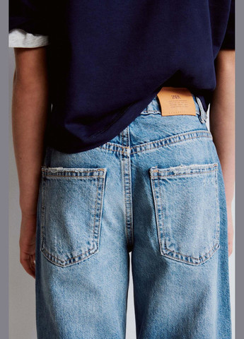 Дитячі джинси для дівчинки Mom fit 4302/609 Блакитний Zara (314945554)