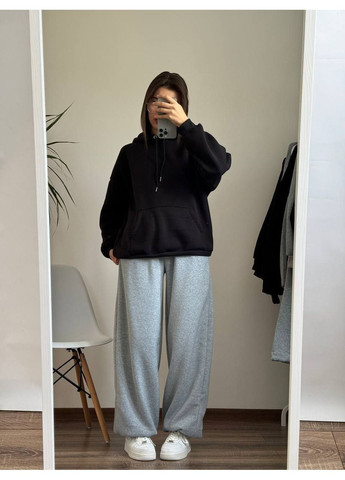 Костюм (худі + прямі штани з затяжками) — теплий, стильний та базовий (заміри в описі) DK/DL Мода без кордонів (369573760)