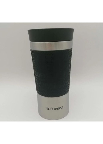 Термокружка EB-632 380 мл Термос чашка Нержавеющая сталь с Силиконовым нескользящим Держателем Edenberg (354823797)