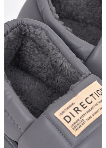 Серые тапочки комнатные мужские утепленные микс цветов (9819-7) Lion