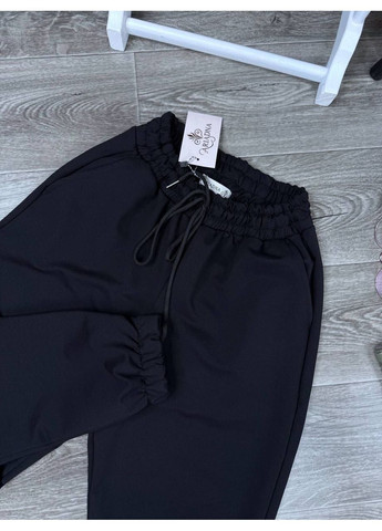 Жіночі джоггери з двонитки Пєн'є з високою посадкою – Розмірна сітка в описі DK/DL Мода без кордонів (358930432)