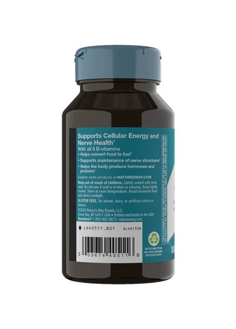 Витамин В-50 комплекс B-50 Complex 100 капсул Nature's Way (361116511)