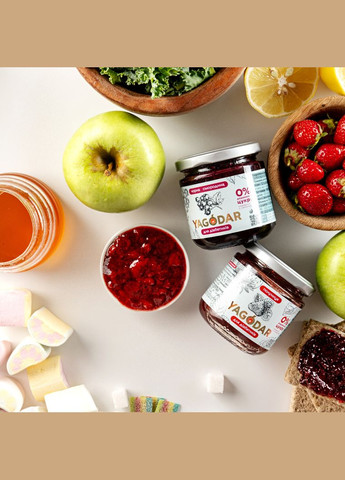 3 різні Смородинові джеми без цукру Ягодар, 630 гр YAGODAR (309003970)