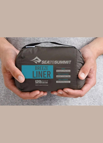 Вкладиш в спальник Breeze Sleeping Bag Liner Rectangular Blue Atoll Sea To Summit (316443723)