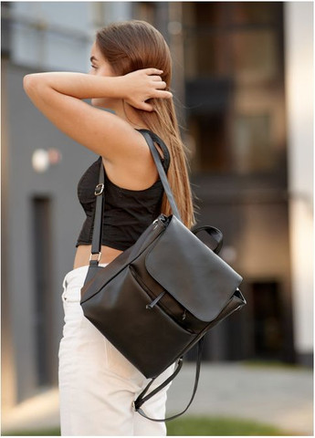 Жіночий міський рюкзак Чорний (6630251230) Sambag (361244651)