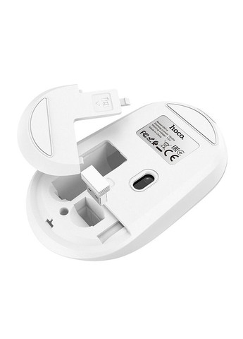 Комп'ютерна миша GM14 Platinum 2.4G business wireless mouse White Hoco (297454440)
