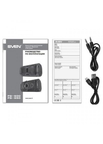 Акустична система PS650 Black Sven ps-650 black (268145258)