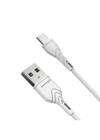 Дата кабель USB 2.0 AM to TypeC 1.0m White (PC-03W) Grand-X usb 2.0 am to type-c 1.0m white (268147466)