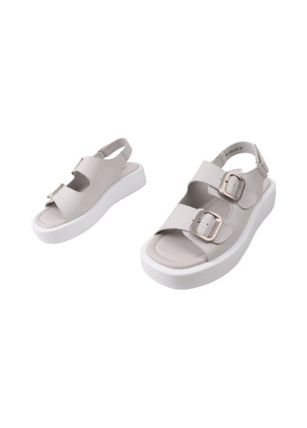 Серые босоножки женские серый натуральная кожа Lifexpert