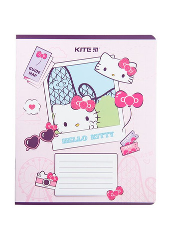 Набір шкільних зошитів 18 аркушів, клітинка, Hello Kitty (20 штук) hk23236 Kite (280916129)