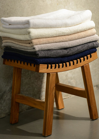 Рушник "Хвиля" 30х50 см MVM однотонний кремовий