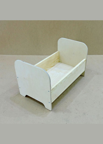 Кровать для кукол из дерева Мариан бланже (КРТ-001601) No Brand (328605429)