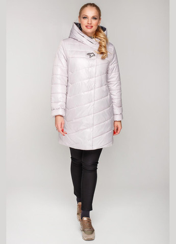 Жемчужная демисезонная куртка аманда (01066-ivory-white50) MioRichi