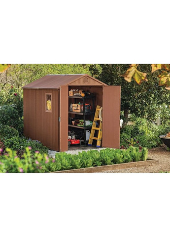 Садовый домик Darwin 6x8 190х244 см коричневый 249362 Keter (318434991)