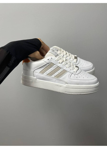 Белые демисезонные кроссовки мужские adidas dass-ler white beige orange адидас No Brand
