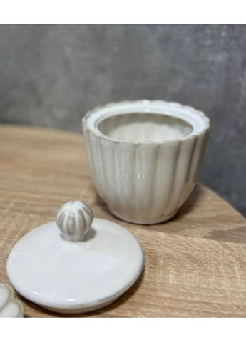 Керамическая сахарница Lene Bjerre серии Camille 250 мл Белая No Brand (370606516)