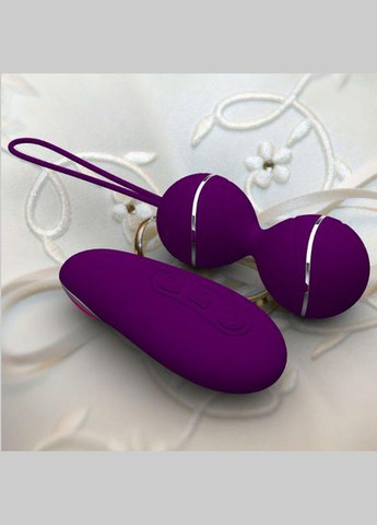 Кульки кегеля вагінальні з вібрацією і дистанційним управлінням Vibro Balls + Пульт з вібрацією Малиновий Lovetoy (303890486)