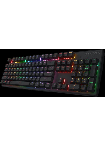 Клавіатура ігрова Icefall Mecha Rainbow Black (HTK104UA) Hator (360420711)