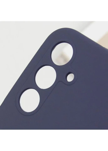 Чехол накладка Full Camera для Samsung Galaxy A55 силіконовий темно-синий No Brand (402177728)