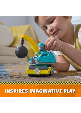Щенячий патруль Кремез і команда Кульовий таран і фігурка Мотор Paw Patrol Rubble & Crew Motor’s Wrecking Ball Spin Master (365251703)