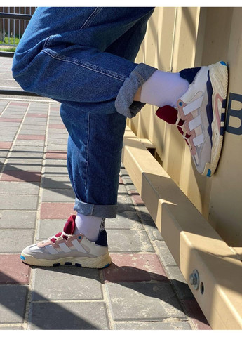 Комбіновані Осінні кросівки чоловічі adidas niteball colors адідас найтбол No Brand