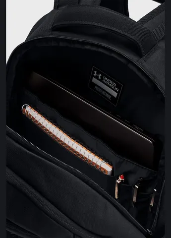 Черный рюкзак Hustle 6.0 Backpack 1384672-003 Under Armour (338218063)