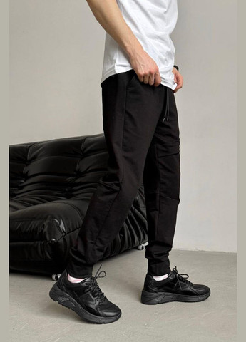 Черные спортивные демисезонные брюки Reload