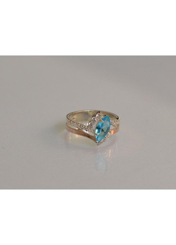 Серебряная кольца с золотыми вставками Silver Style (367112317)