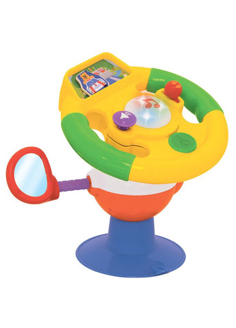 Развивающая игрушка на присоске – Умный руль (украинская) (063420) KIDDI SMART (373002371)