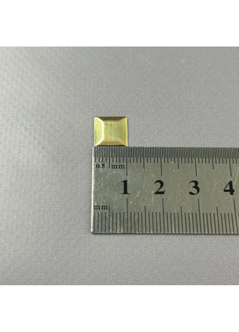 10г - Металострази термоклейові, квадрат 10 мм - золото світле Plus-plus (352750048)