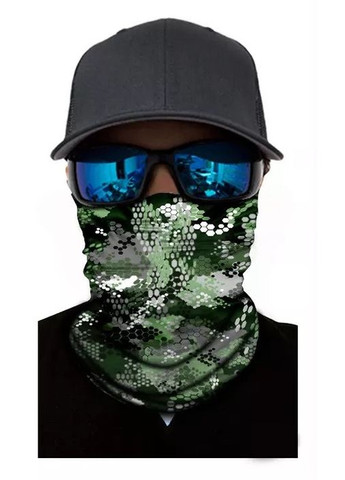 Баф універсальний "Green Forest" зелений із принтом China (366890739)