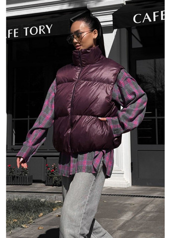 Жилет Хат, цвет Бордовый Jadone Fashion (367831744)