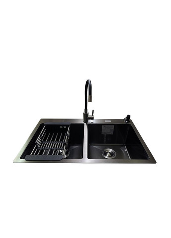 Комплект мийка + змішувач Arta U-730SD BL (C) Romzha (322633337)