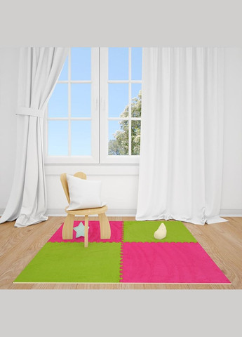 Підлога-пазл плюшевий РОЖЕВИЙ 60*60*1cm (D) SW-00002093 No Brand (328578931)