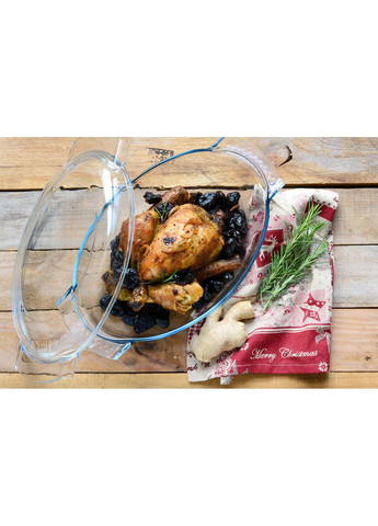 Каструля з кришкою, овальна, 4.4л+1.4л (460A000/7643) (7092313) Pyrex (372458768)