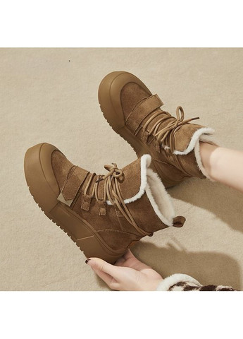 Жіночі зимові чоботи замшеві угги 39-40 (25 см) BabyStyle (354830491)