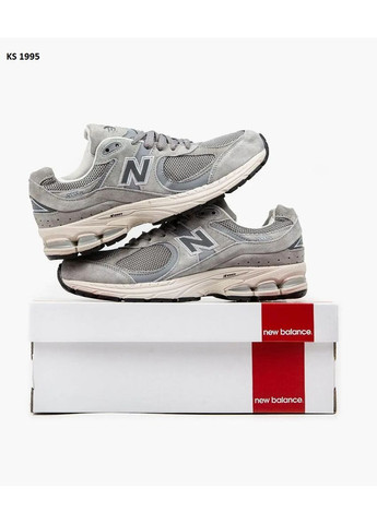 Серые демисезонные кроссовки мужские new balance 2002r light gray нью беланс 2002r No Brand