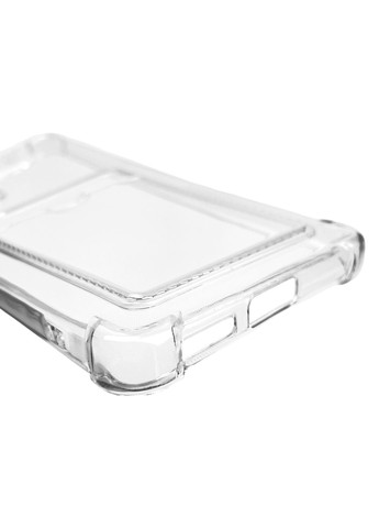 Чохол для Redmi Note 11 Pro 4G з бронь кутами з кишенею для карток k-pop на сяомі редмі нот 11 про 4г прозорий Xiaomi (366023347)