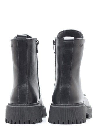 Зимние ботинки женские из натуральной кожи мех тимберленды Zlett