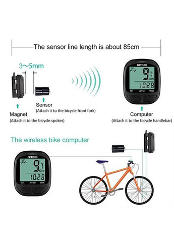 Велокомпьютер SD-587 водонепроницаемый проволочный спидометр одометр велосипедный компьютер Sunding (370843654)